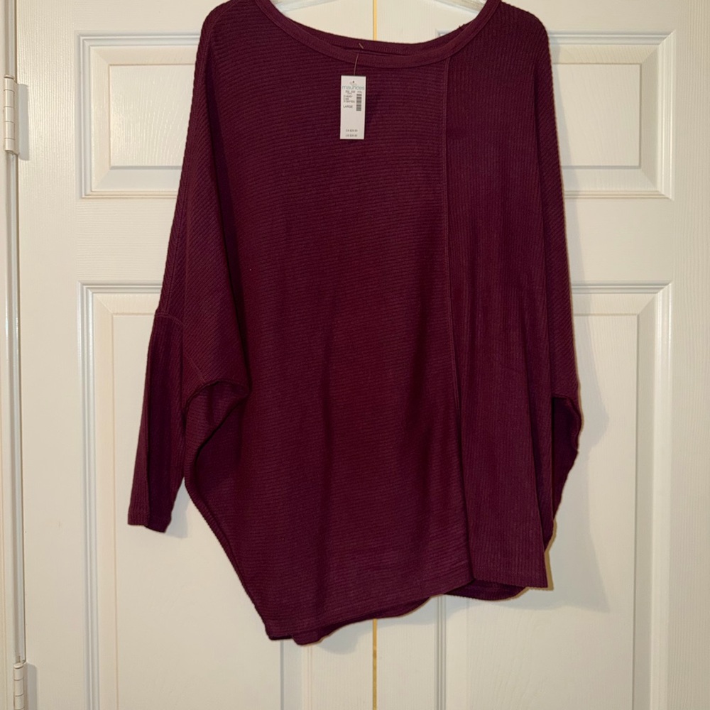 Maurices Plum Knit Sweater